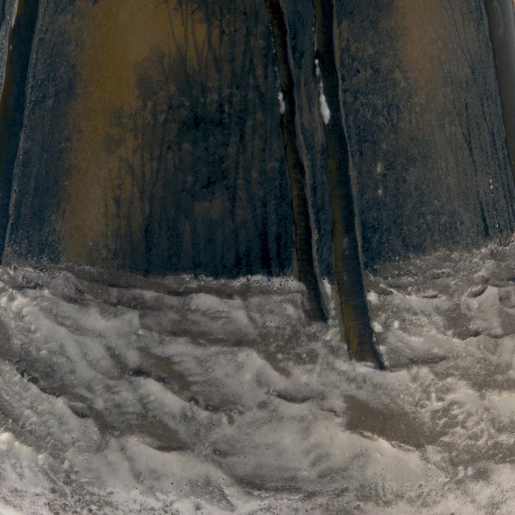 Bild 3 zu Objekt, Vase 'Cr&eacute;puscule sous la neige' oder 'Arbres en hiver', um 1906, Daum Fr&egrave;res, Nancy, 141A 101