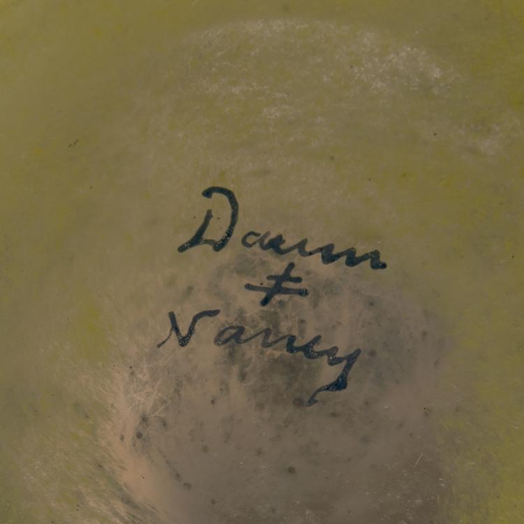 Bild 4 zu Objekt, Vase 'Cr&eacute;puscule sous la neige' oder 'Arbres en hiver', um 1906, Daum Fr&egrave;res, Nancy, 141A 101