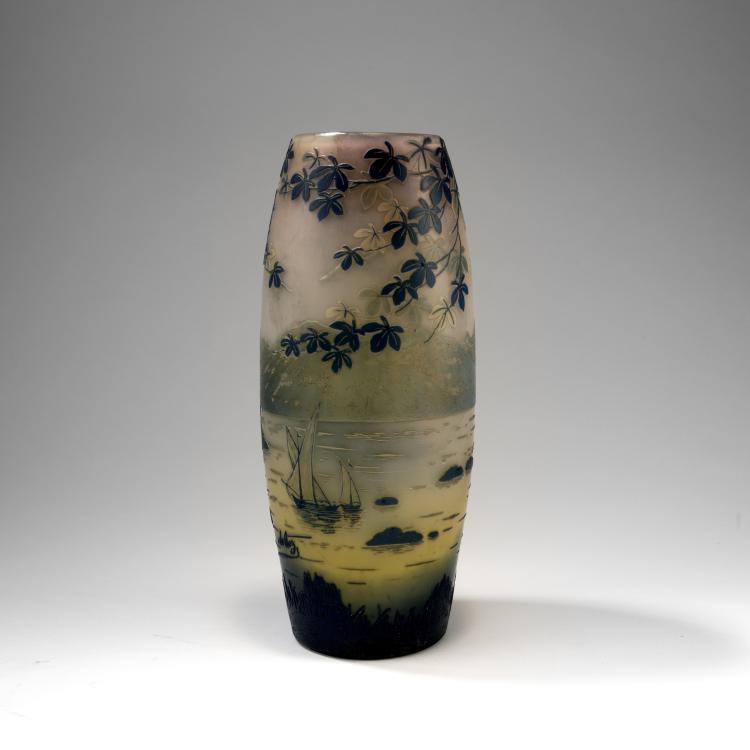 Bild 1 zu Objekt, Vase 'Ch&acirc;teau de Chillon', 1915-20, De Vez; Tutr&eacute; de Varreux, Camille; Pantin, Cristallerie de, 141A 189