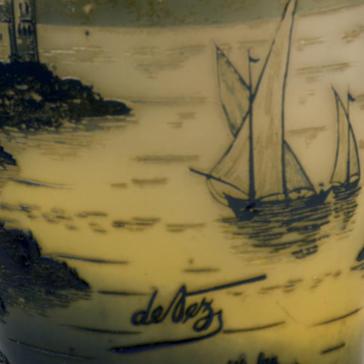 Bild 2 zu Objekt, Vase 'Ch&acirc;teau de Chillon', 1915-20, De Vez; Tutr&eacute; de Varreux, Camille; Pantin, Cristallerie de, 141A 189