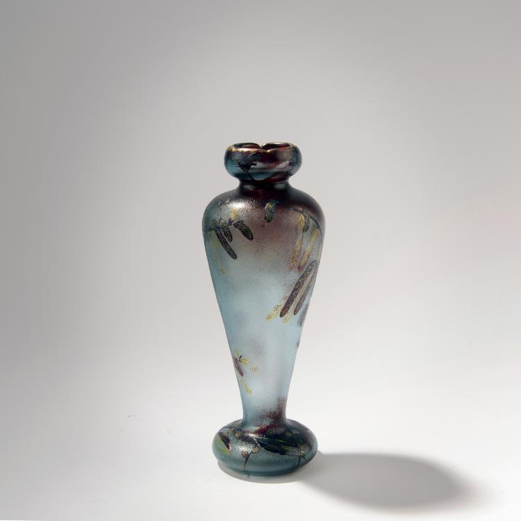 Bild 1 zu Objekt, Vase 'Branches de Noisettier', 1895, Vallerysthal & Portieux, Verreries R&eacute;unies de, 141A 14