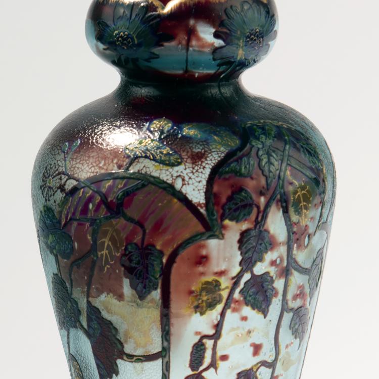 Bild 2 zu Objekt, Vase 'Branches de Noisettier', 1895, Vallerysthal & Portieux, Verreries R&eacute;unies de, 141A 14