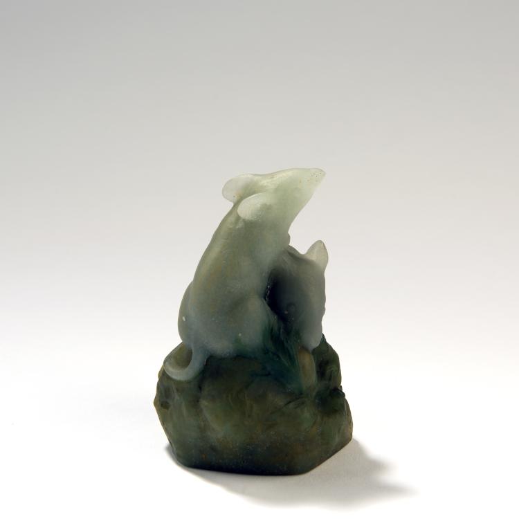 Bild 1 zu Objekt, Briefbeschwerer 'Deux Souris', 1920er Jahre, Henri Berg&eacute;, Walter, Amalric, Nancy, 141A 171