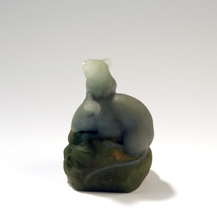 Bild 2 zu Objekt, Briefbeschwerer 'Deux Souris', 1920er Jahre, Henri Berg&eacute;, Walter, Amalric, Nancy, 141A 171