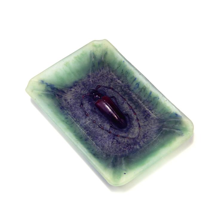 Bild 1 zu Objekt, 'Capricorne du Ch&egrave;ne' ashtray, 1920s, Henri Berg&eacute;, Walter, Amalric, Nancy, 141A 176