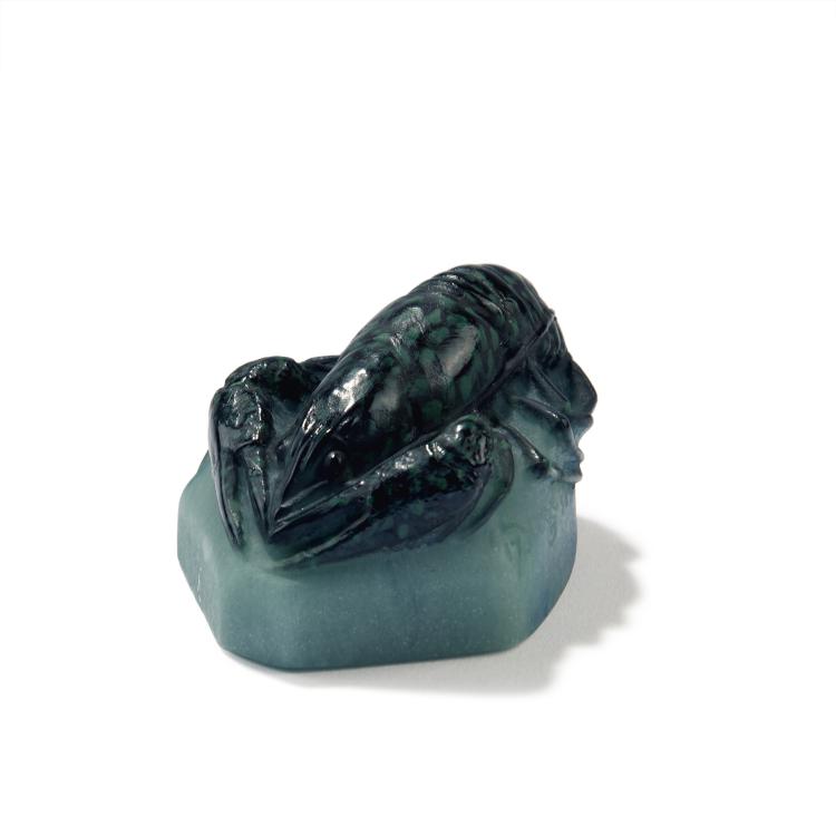 Hauptbild zu Objekt, 'Ecrevisse' paperweight, 1920s, Henri Berg&eacute;, Walter, Amalric, Nancy, 141A 177