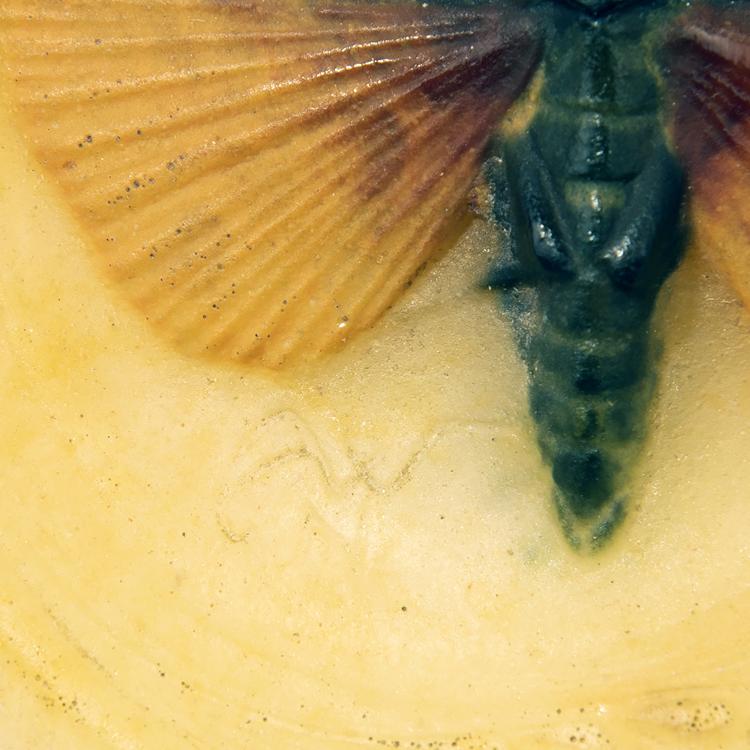 Bild 1 zu Objekt, 'Papillon' plaque, 1920s, Henri Berg&eacute;, Walter, Amalric, Nancy, 141A 180