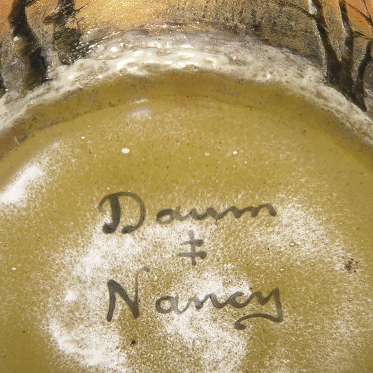 Bild 2 zu Objekt, Gew&uuml;rzsch&auml;lchen 'Cr&eacute;puscule sous la neige' oder 'Arbres en hiver', um 1906, Daum Fr&egrave;res, Nancy, 141A 125