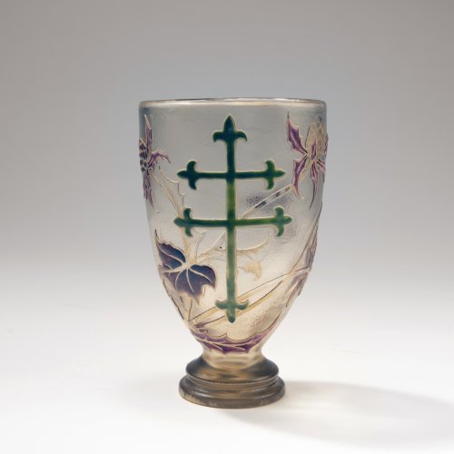 'Chardons et Croix de Lorraine' goblet, c. 1895