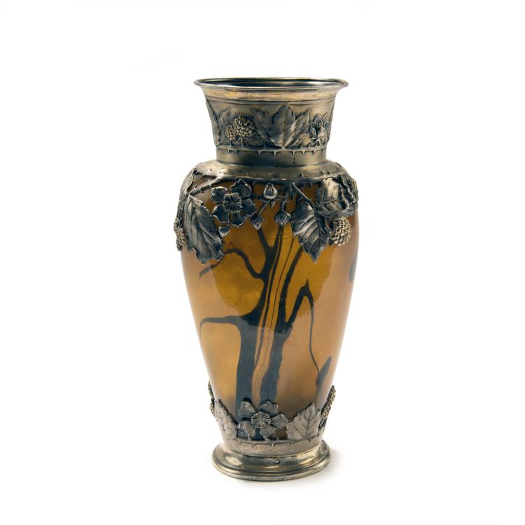 Bild 1 zu Objekt, Vase mit Silbermontierung von Maurice Guerchet, Paris, 1895-96, Gall&eacute;, Emile, Nancy, 141A 38