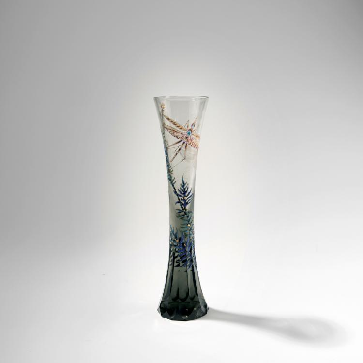 Hauptbild zu Objekt, Vase 'Je suis Ouvrier du Bonheur', 1885-89, Gall&eacute;, Emile, Nancy, 141A 30