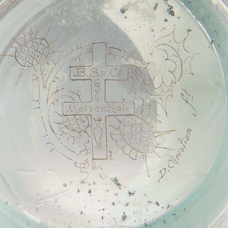 Bild 3 zu Objekt, 'Paysage et Fleurs' vase, 1890, Burgun, Schverer & Co., Meisenthal; Christian, D&eacute;sir&eacute;, Meisenthal, 141A 7