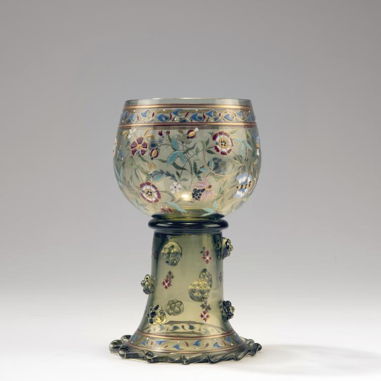 Hauptbild zu Objekt, Wine glass, c. 1885, Gall&eacute;, Emile, Nancy, 141A 32