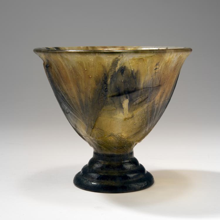 Bild 1 zu Objekt, Fu&szlig;schale 'Masques et Eventails', 1925, Argy-Rousseau, Gabriel, Paris, 141A 155