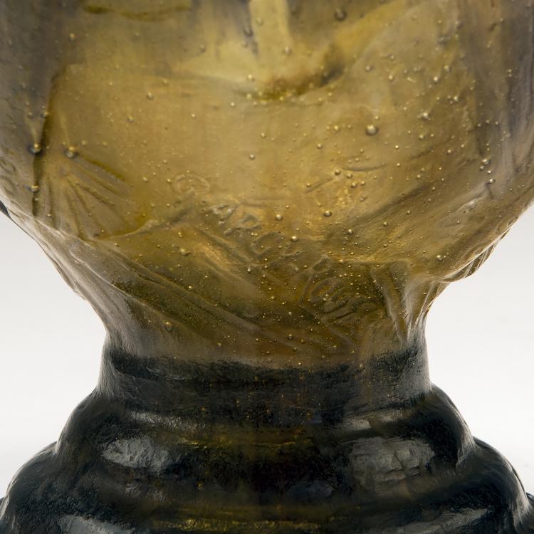 Bild 2 zu Objekt, Fu&szlig;schale 'Masques et Eventails', 1925, Argy-Rousseau, Gabriel, Paris, 141A 155