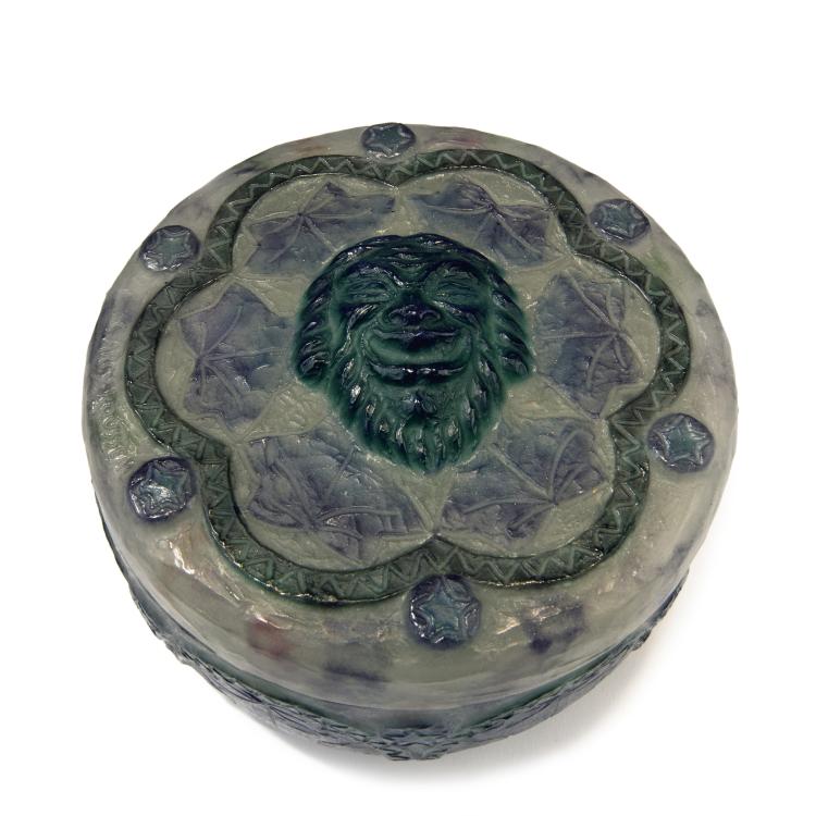 Hauptbild zu Objekt, 'Masque de Bacchus' jar, 1923, Gabriel Argy-Rousseau, Argy-Rousseau, Gabriel, Paris, 141A 154