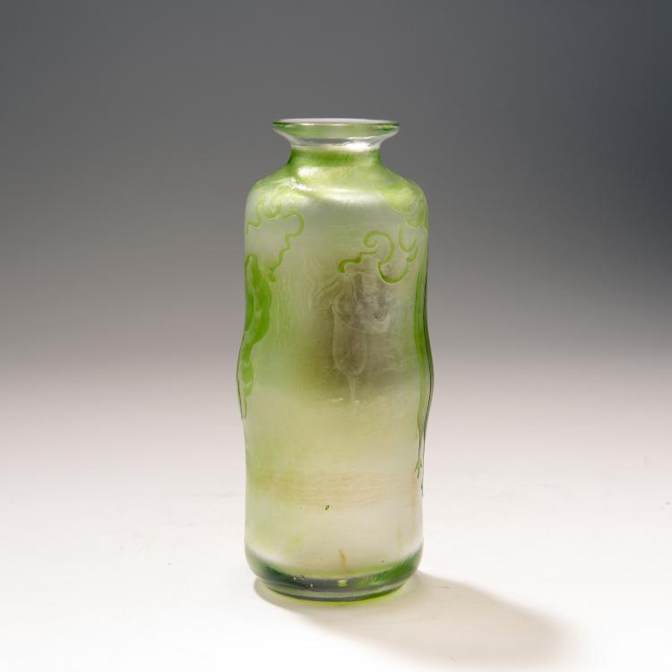 Bild 1 zu Objekt, 'Courgettes et Fleurs' vase, 1904-05, Christian Fr&egrave;res & Fils, Meisenthal, 141A 8