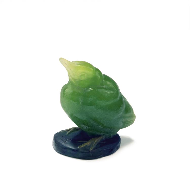 Hauptbild zu Objekt, Briefbeschwerer 'Jeune Moineau', 1920er Jahre, Walter, Amalric, Nancy, 141A 174