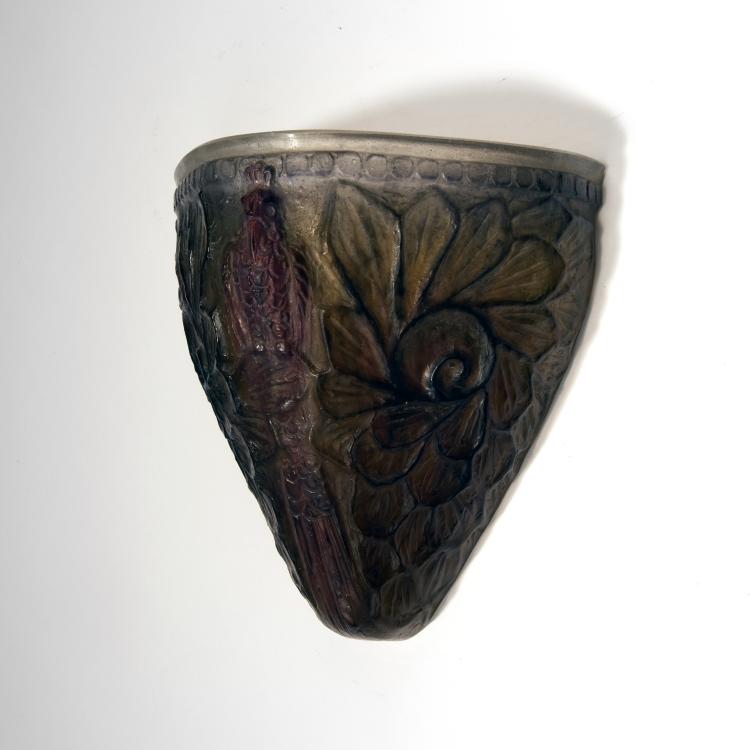 Bild 2 zu Objekt, Wandapplique 'Oiseau et Feuillage', 1925, Argy-Rousseau, Gabriel, Paris, 141A 156