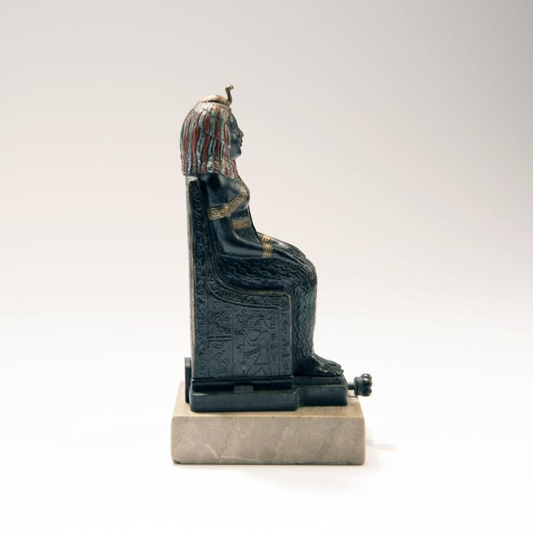 Bild 6 zu Objekt, Erotica 'Sitzende &Auml;gypterin', um 1920, Bergmann, Franz Xaver, Wien, 141C 736
