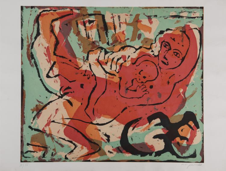 Hauptbild zu Objekt, 'Frau und Kind', 142C 405