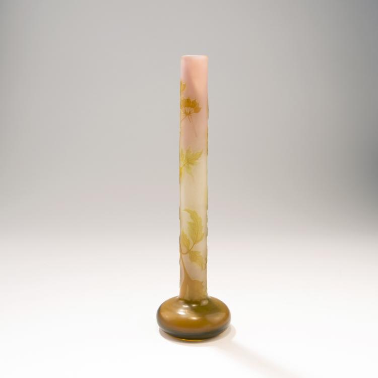 Bild 1 zu Objekt, Stangenvase 'Ombelles', 1906-14 , Gall&eacute;, Etablissements, Nancy, 141C 478