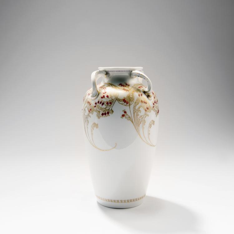 Hauptbild zu Objekt, Vase with four handles, 1908, Theodor Schmuz-Baudiss, Berlin, KPM, 141C 603
