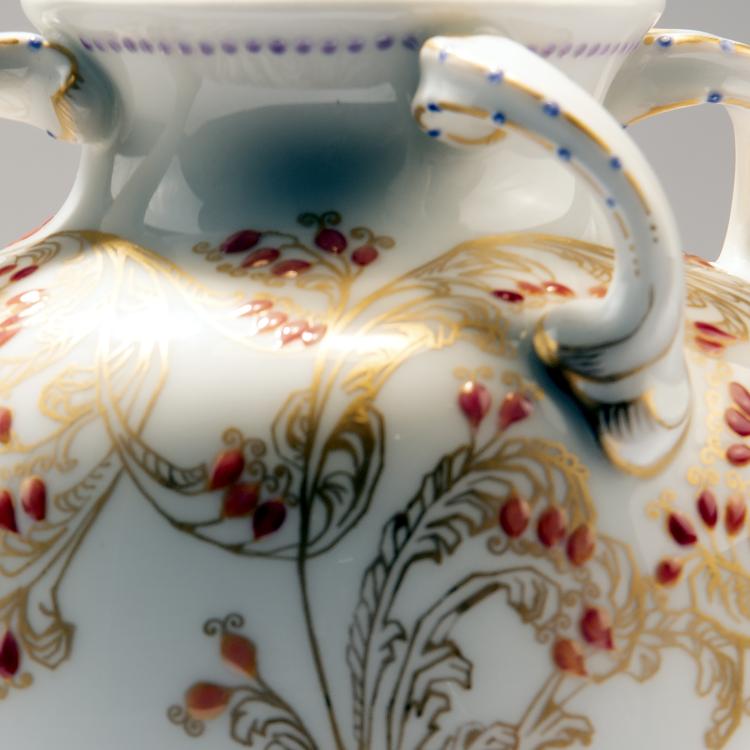 Bild 2 zu Objekt, Vase with four handles, 1908, Theodor Schmuz-Baudiss, Berlin, KPM, 141C 603