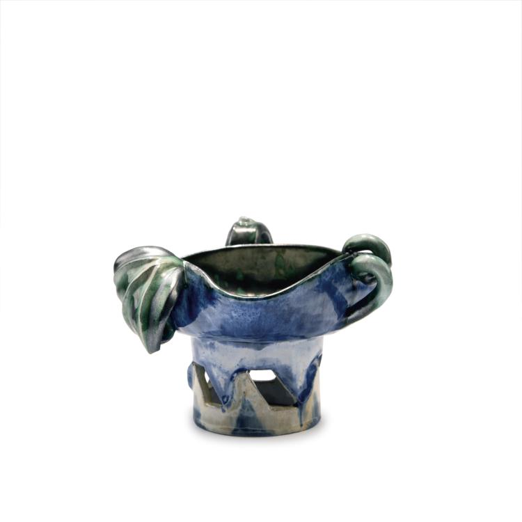 Hauptbild zu Objekt, Schale mit drei Henkeln, 1926, Wiener Werkst&auml;tte, 141C 629