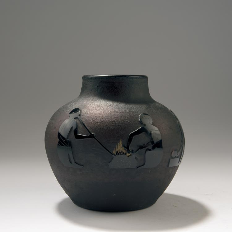 Bild 1 zu Objekt, 'Souffleurs de Verre' vase, 1892, Daum Fr&egrave;res, Nancy, 141C 395