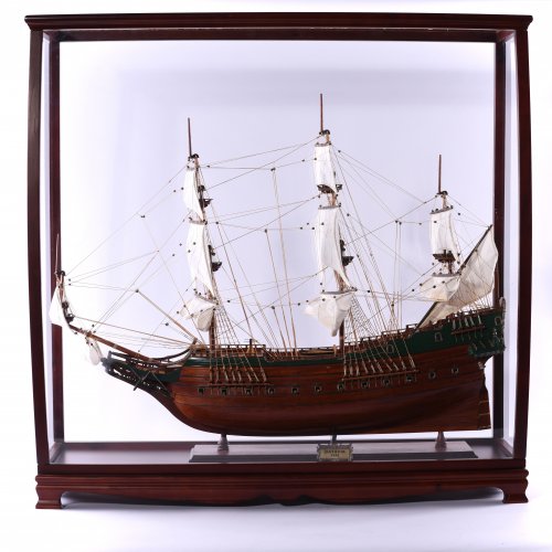 Model three-masted galleon 'Batavia'