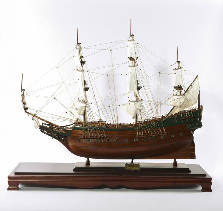 Bild 1 zu Objekt, Schiffsmodell Dreimast-Galeone 'Batavia', 141A 258