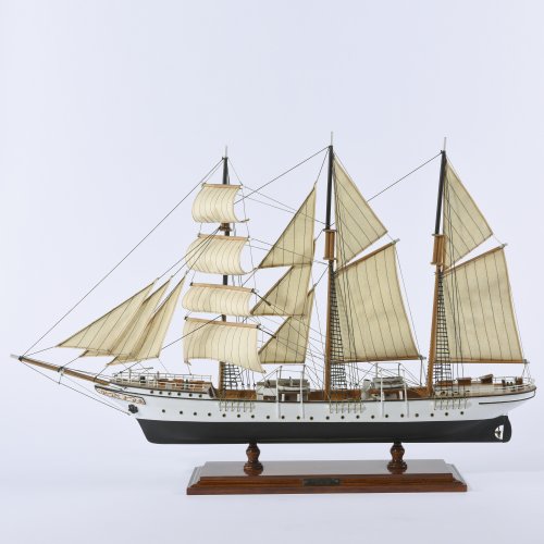 Model three-masted barque 'Mercator'