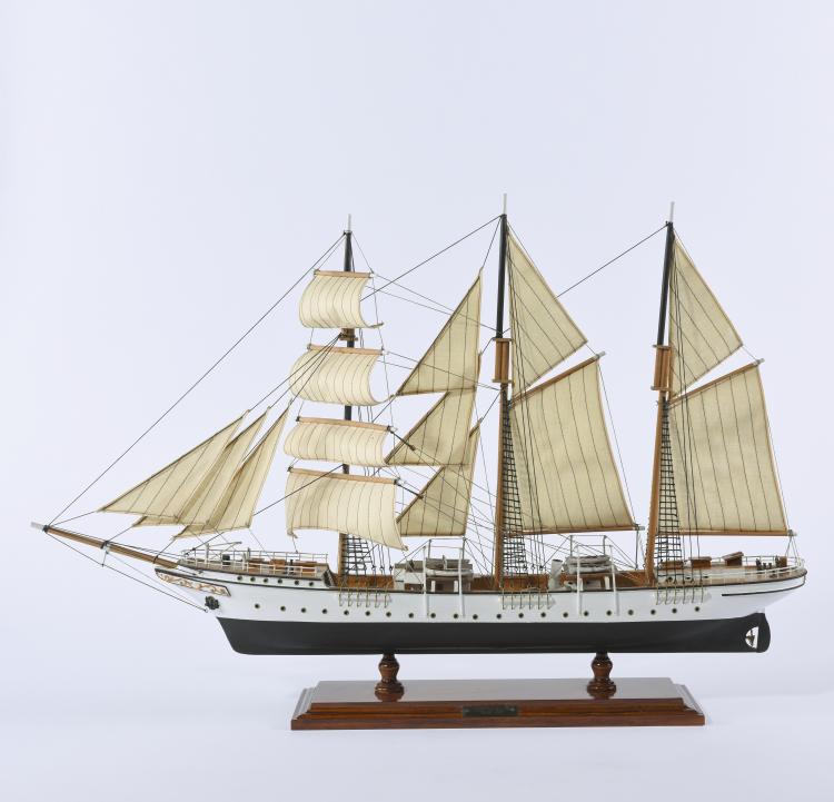 Hauptbild zu Objekt, Schiffsmodell Dreimast-Bark 'Mercator', 141A 259