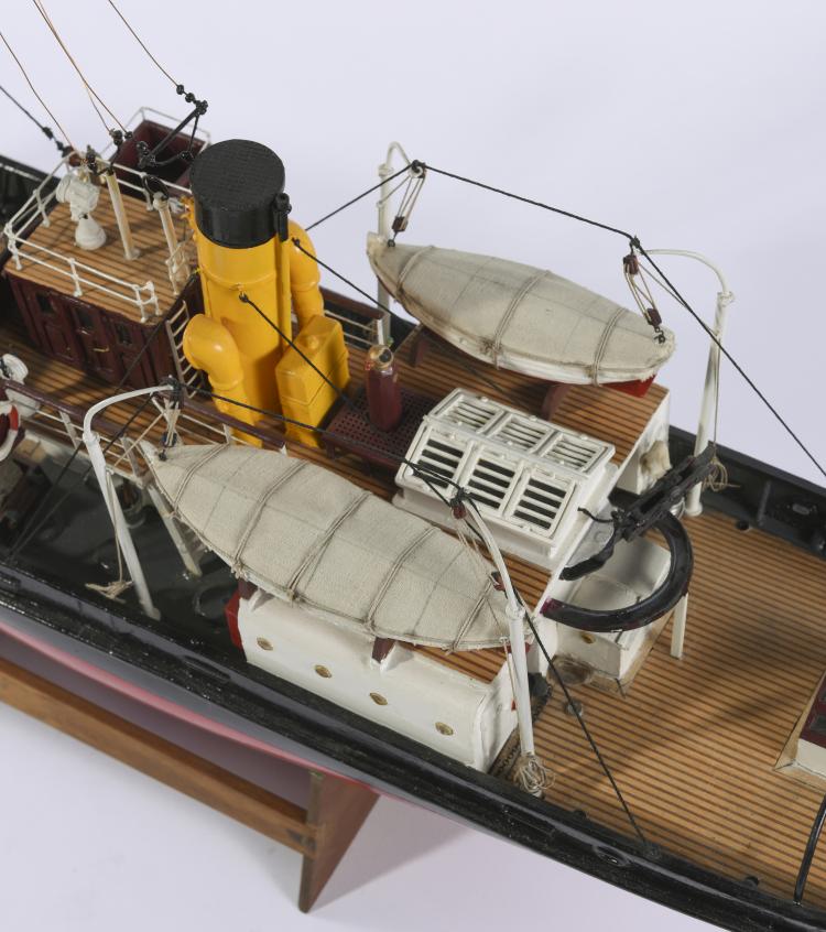 Bild 4 zu Objekt, Schiffsmodell Dampfschiff 'Bussard' , 141A 260