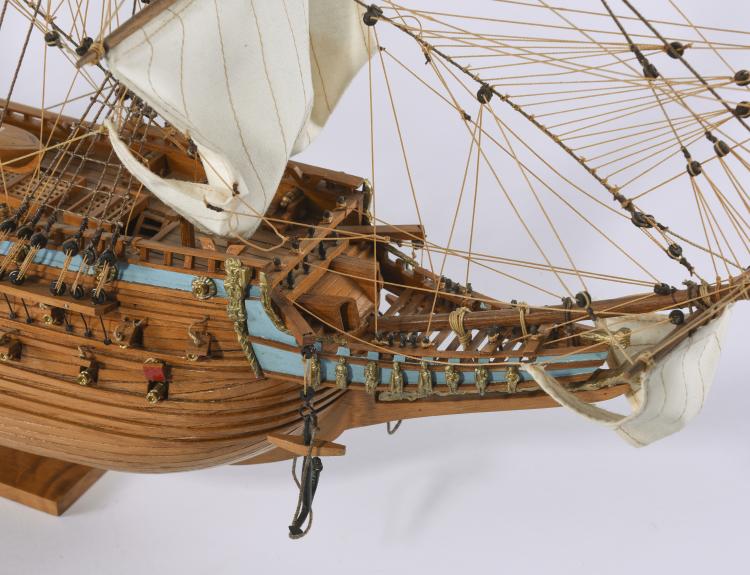 Bild 1 zu Objekt, Schiffsmodell Dreimast-Galeone 'Wasa', 141A 264