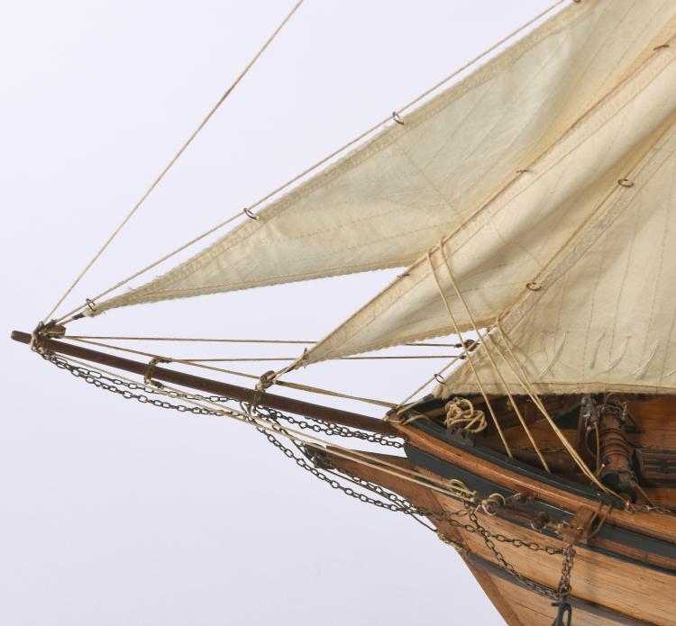 Bild 1 zu Objekt, Model two-masted smackship, 141A 265