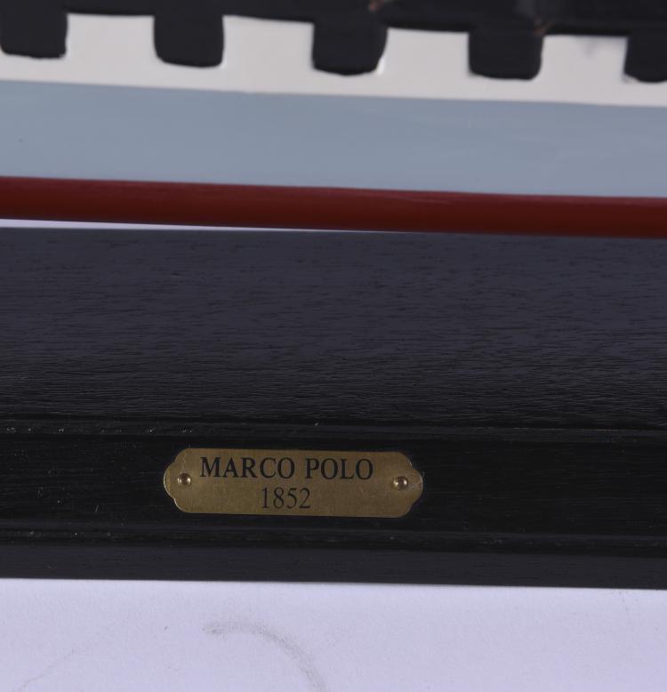 Bild 1 zu Objekt, Schiffsmodell Dreimast-Bark 'Marco Polo', 141A 268