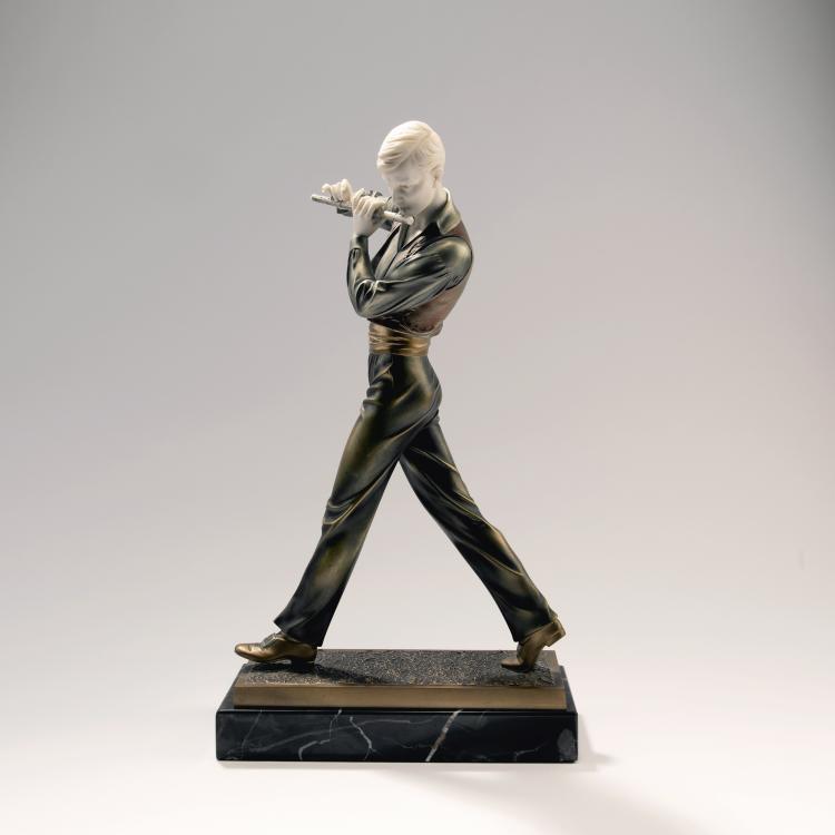 Bild 2 zu Objekt, Flute player, 1920s, Ferdinand Preiss, 144B 348