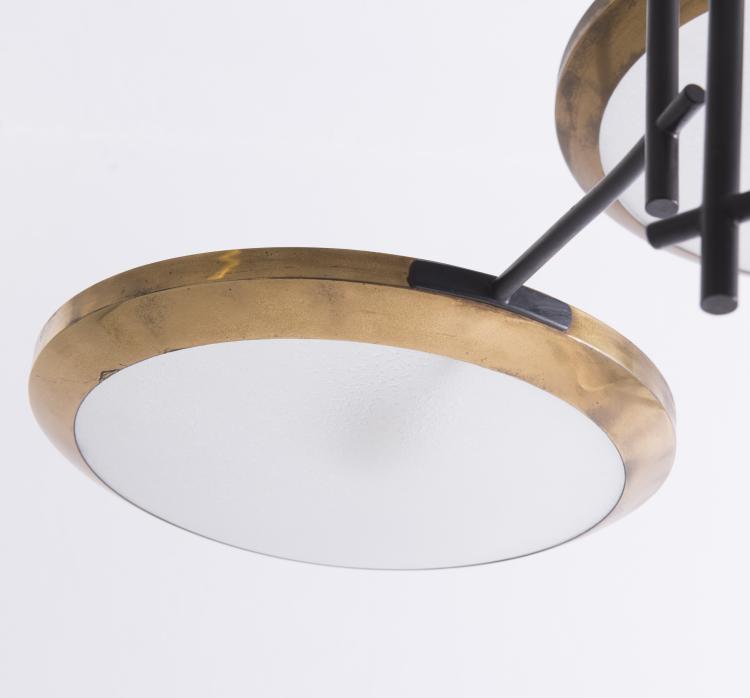 Bild 1 zu Objekt, Ceiling light, c. 1954, Stilnovo, Mailand, 142A 066