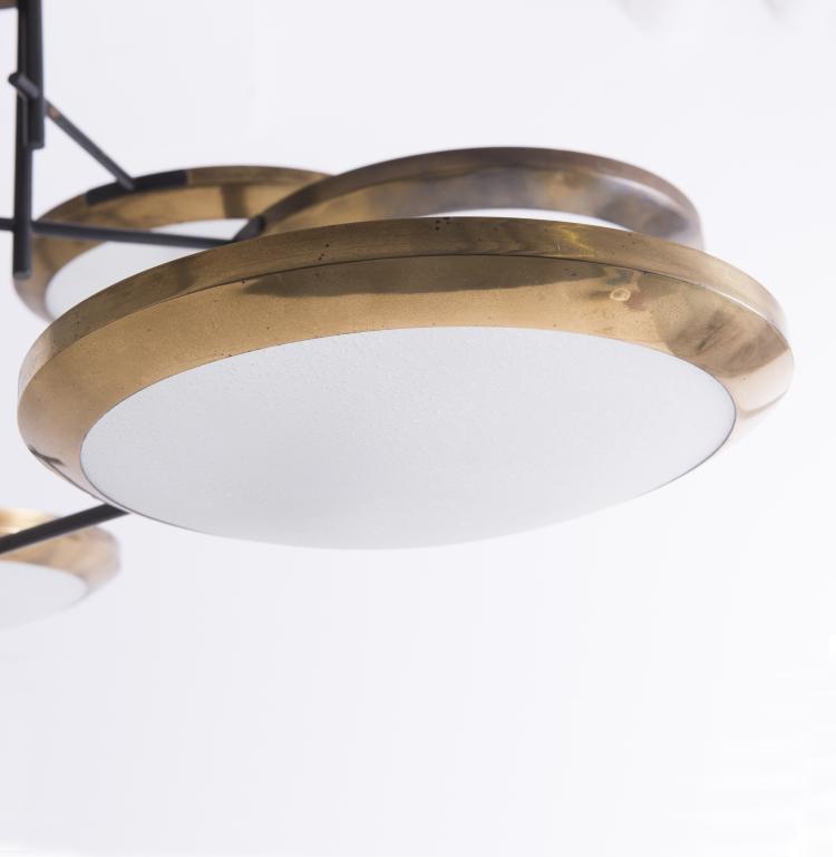 Bild 3 zu Objekt, Ceiling light, c. 1954, Stilnovo, Mailand, 142A 066
