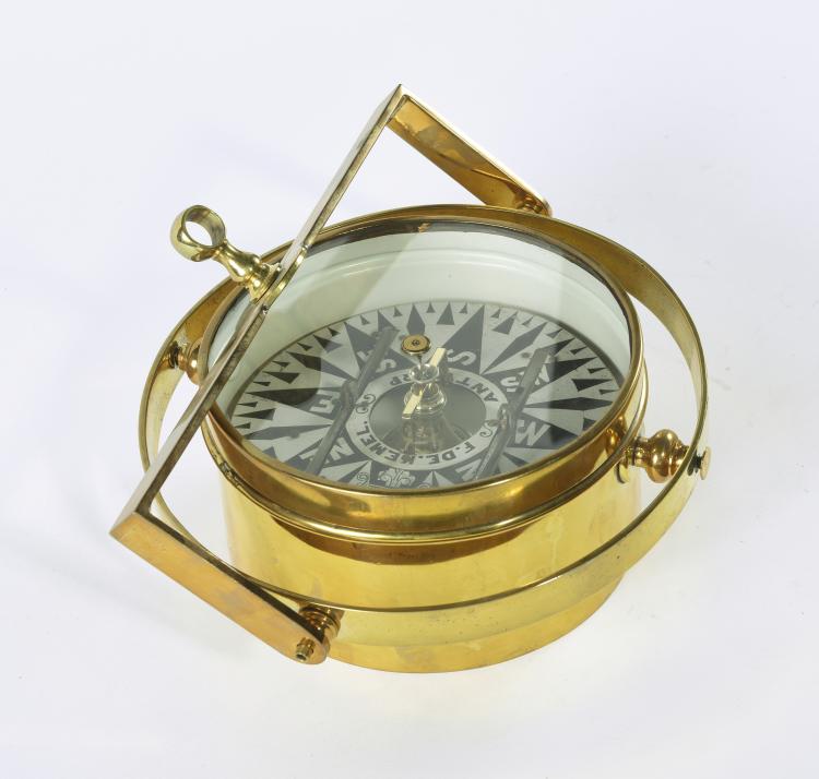 Bild 1 zu Objekt, Kompass mit kardanischer Aufh&auml;ngung , De Kemel, F., Antwerpen, 141A 289