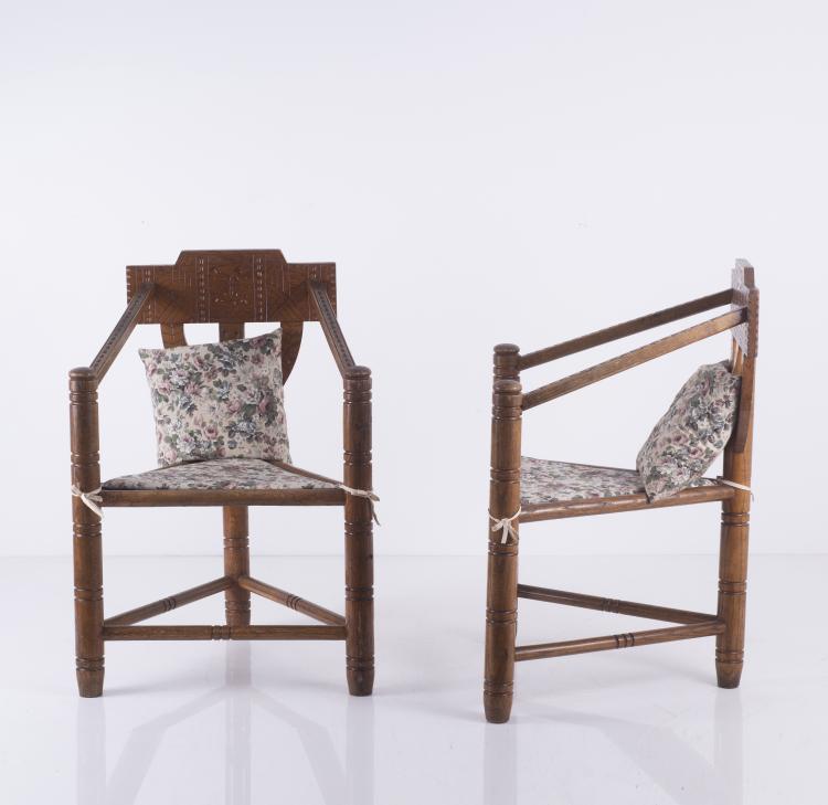 Bild 2 zu Objekt, Two 'Munk' armchairs, 1930/40s, Schweden, 143B 289