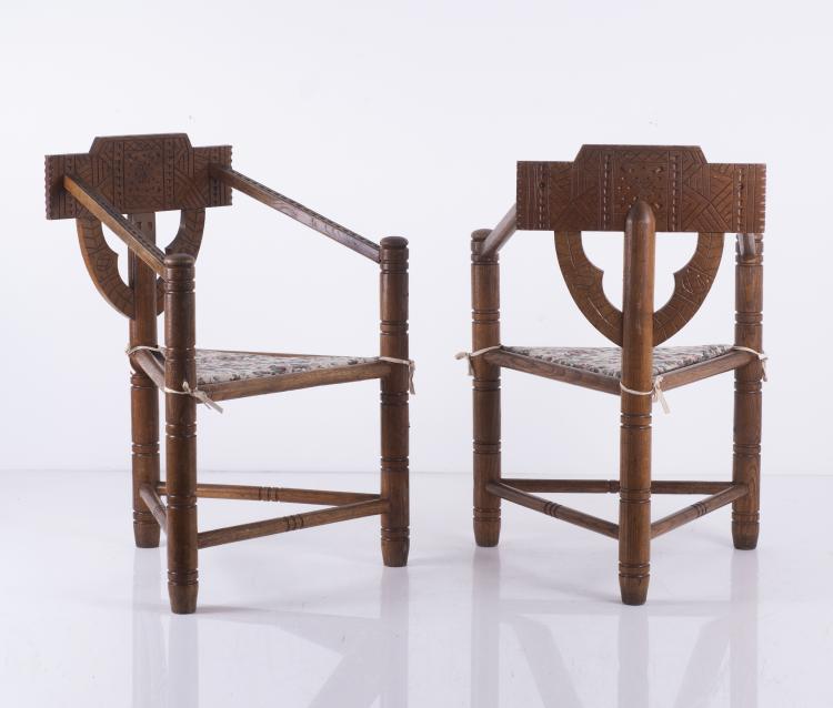 Bild 6 zu Objekt, Two 'Munk' armchairs, 1930/40s, Schweden, 143B 289