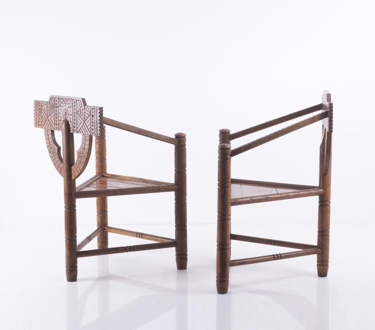 Bild 7 zu Objekt, Two 'Munk' armchairs, 1930/40s, Schweden, 143B 289