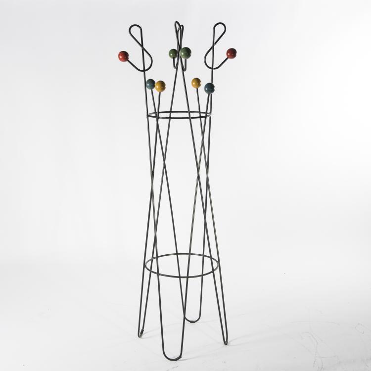 Bild 1 zu Objekt, Standgarderobe, um 1958, Roger F&eacute;raud, G&eacute;o, Frankreich (zugeschrieben), 143B 359