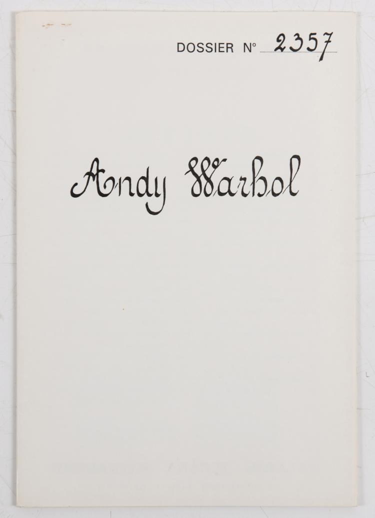 Hauptbild zu Objekt, 'The Thirteen Most Wanted Men' (Ausstellungskatalog), Dossier No 2357', 1967, Andy Warhol, Galerie Ileana Sonnabend, Paris, 1967, 142C 454