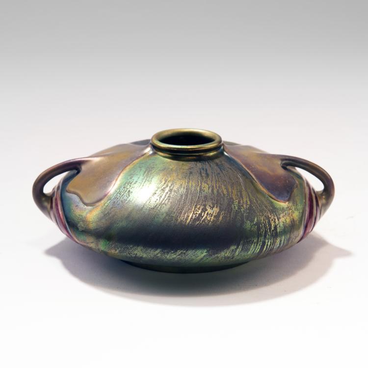 Bild 1 zu Objekt, Henkelvase, um 1906, Zsolnay, Vilmos, Pecs, 141C 620