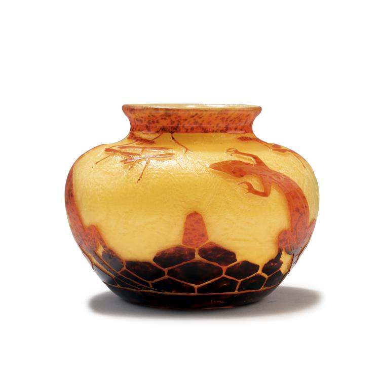 Hauptbild zu Objekt, 'L&eacute;zards' vase, 1922-25, Schneider, Epinay-sur-Seine, 141B 374