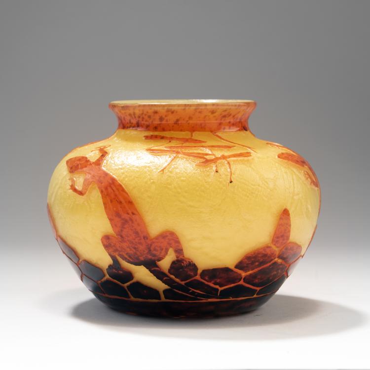 Bild 2 zu Objekt, 'L&eacute;zards' vase, 1922-25, Schneider, Epinay-sur-Seine, 141B 374